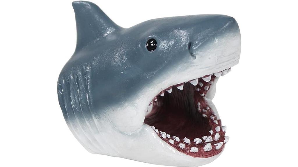 realistic shark swim decoration