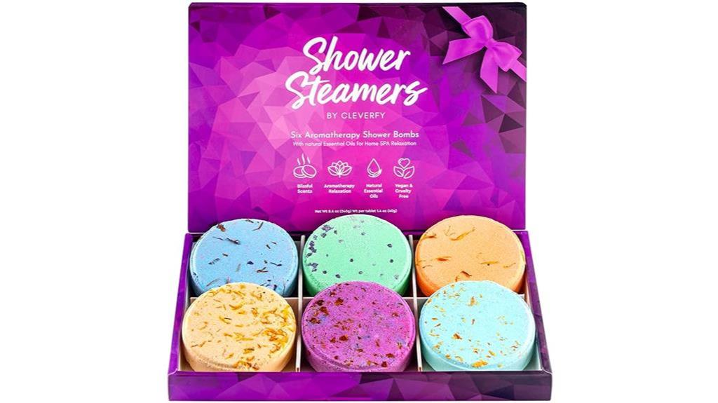 relaxing aromatherapy shower steamers