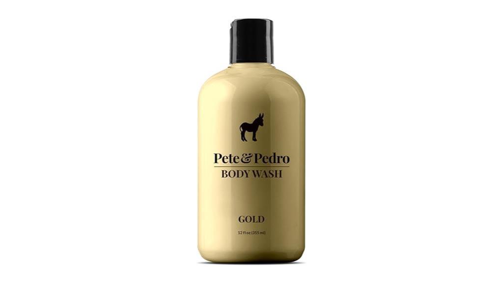 review of pete pedro gold body wash