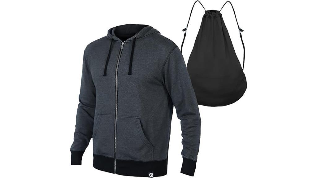versatile backpack hoodie with comfort